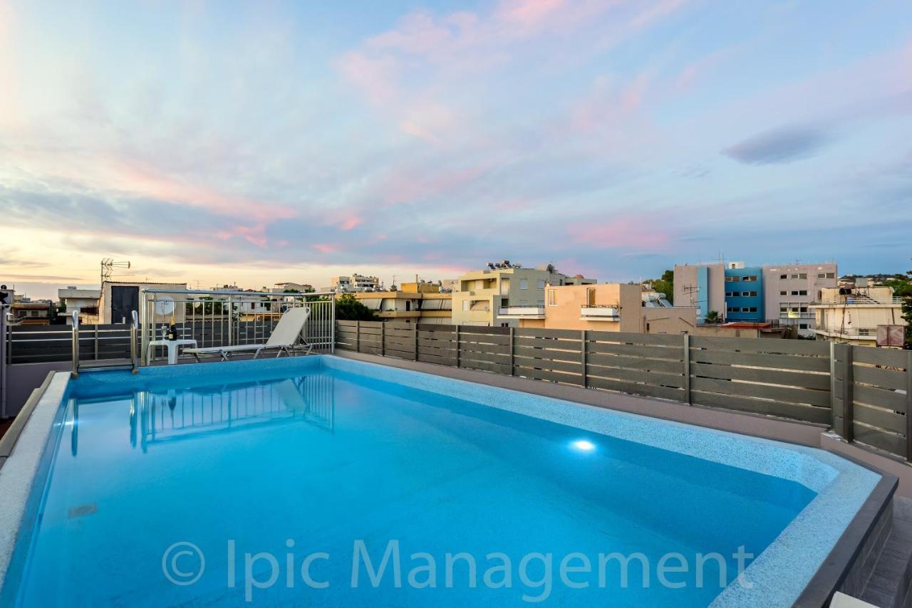 City Center Apartment With Rooftop Swimming Pool Chania  Exterior photo